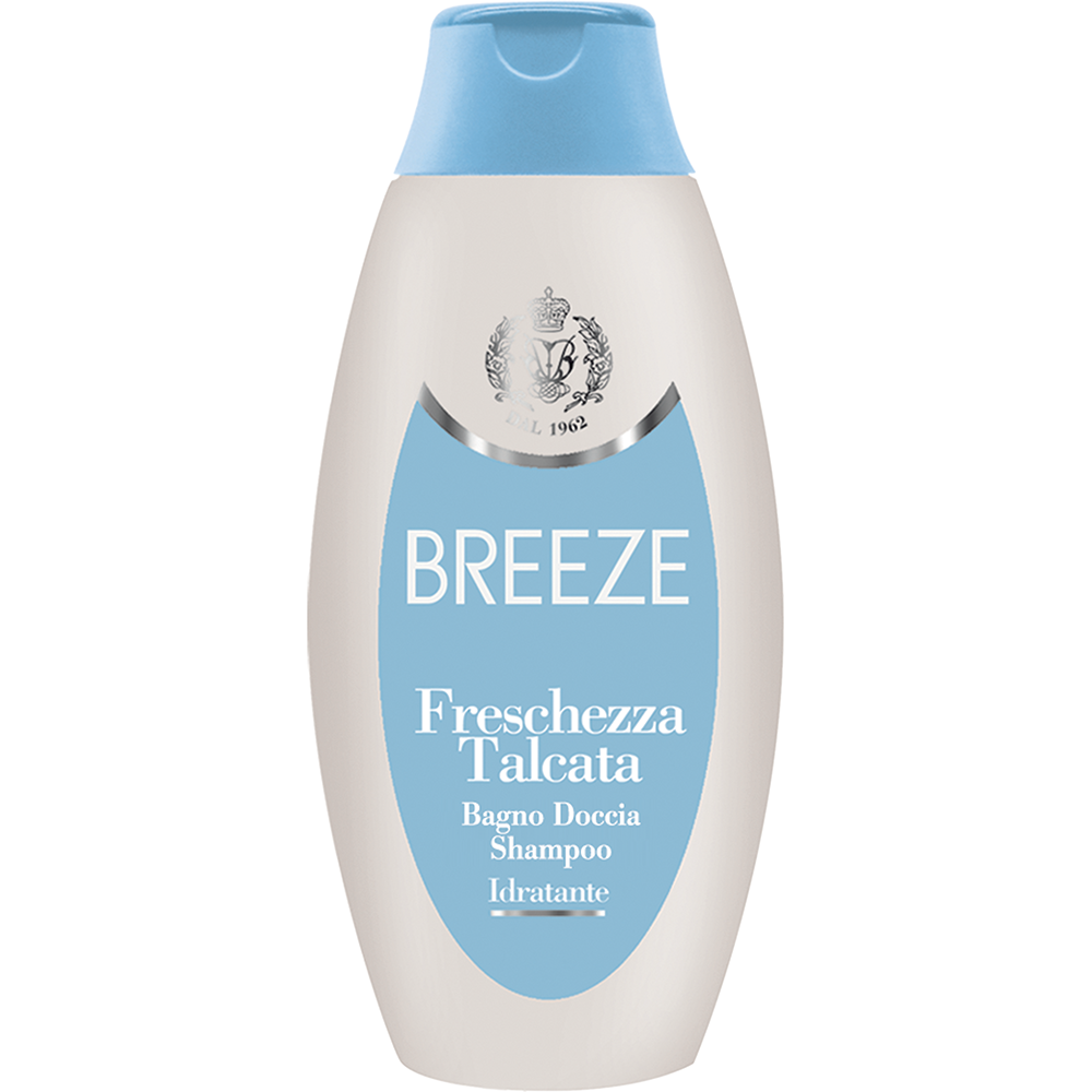 BREEZE Shower Gel & Shampoo Freschezza Talcata 400 ml