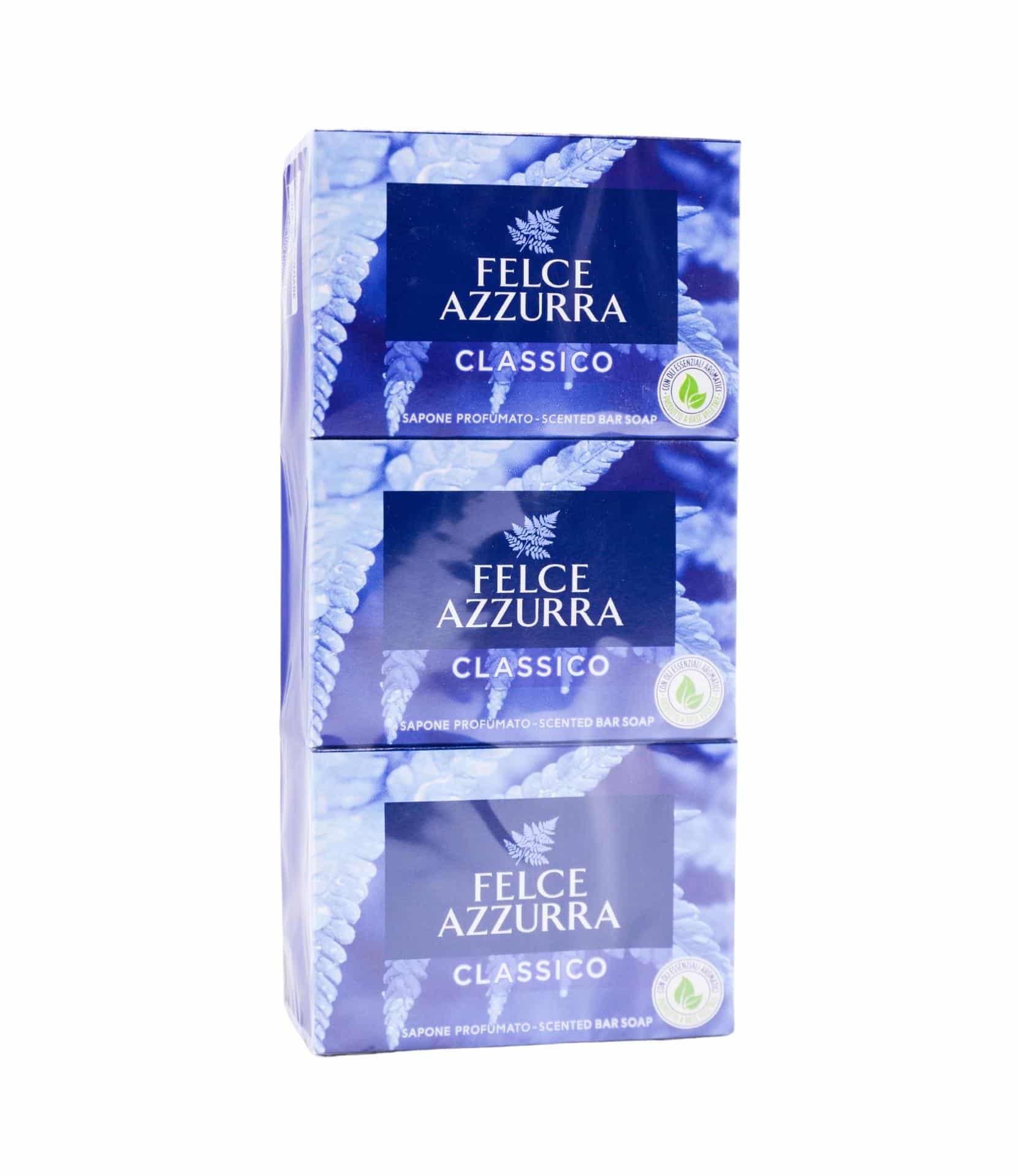 Felce Azzurra Classic Bar Soap 3 x 100 gr