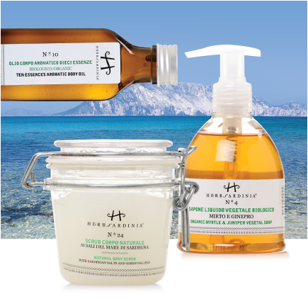 Herb Sardinia Organic Myrtle & Juniper Liquid Soap 250 ml