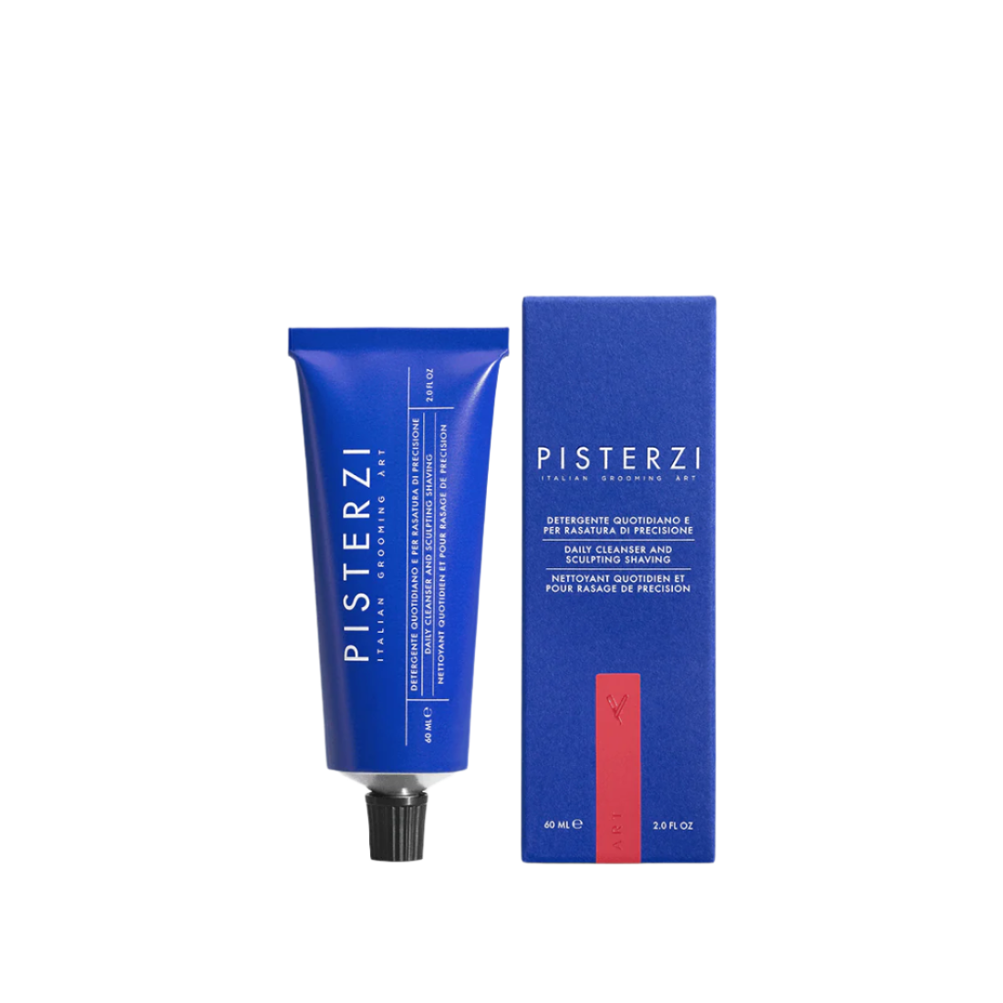 Pisterzi Italian Grooming Art: Daily Facial Cleanser and Sculpting Shaving