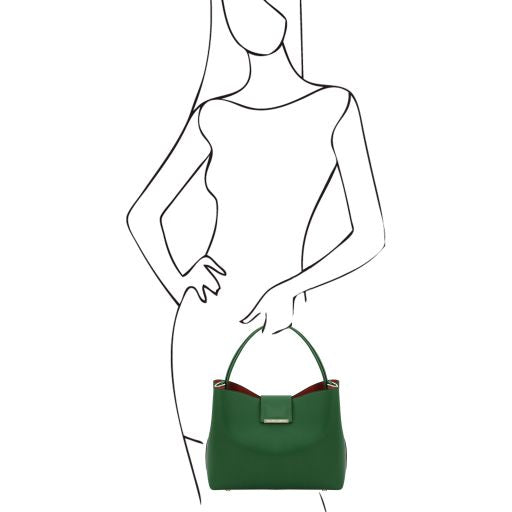 TL CLIO Leather Secchiello bag - Buona Fortuna Boutique