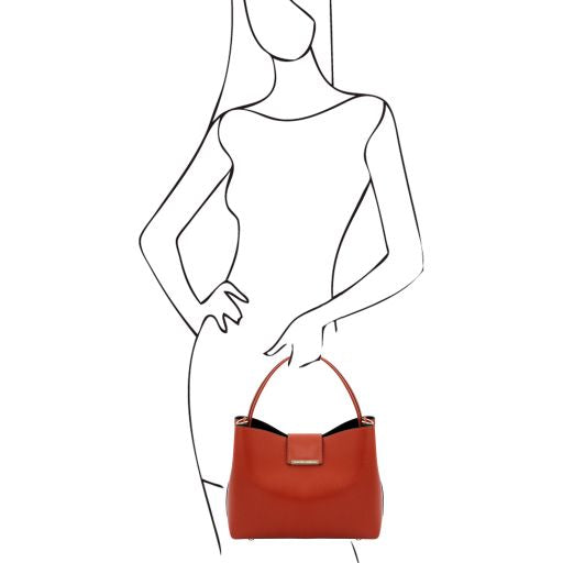 TL CLIO Leather Secchiello bag - Buona Fortuna Boutique