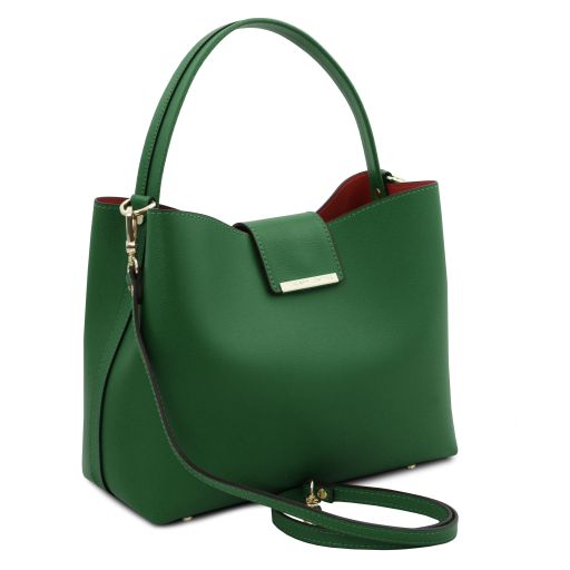 TL CLIO Leather Secchiello bag - Buona Fortuna Boutique