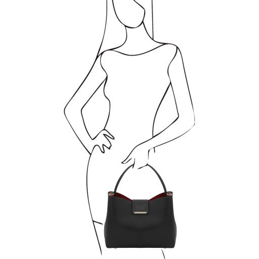 TL CLIO Leather Secchiello bag - Buona Fortuna Boutique