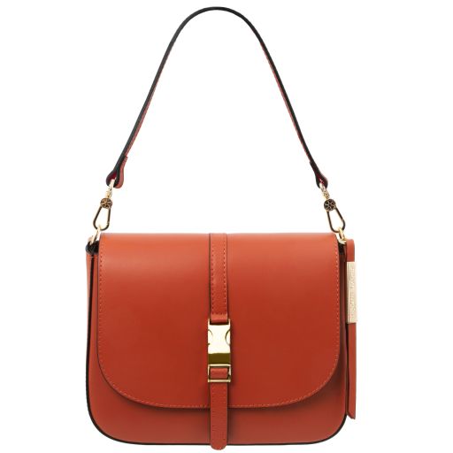 TL NAUSICA LEATHER SHOULDER BAG - Buona Fortuna Boutique