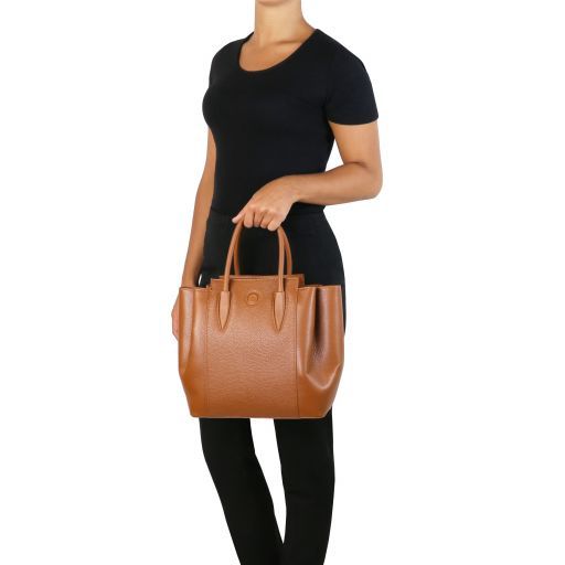 TL TULIPAN Leather Handbag - Buona Fortuna Boutique