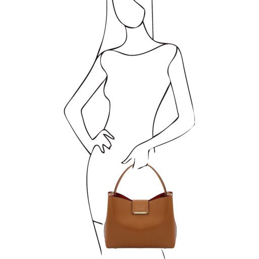 TL CLIO Leather Secchiello bag - Buona Fortuna Boutique