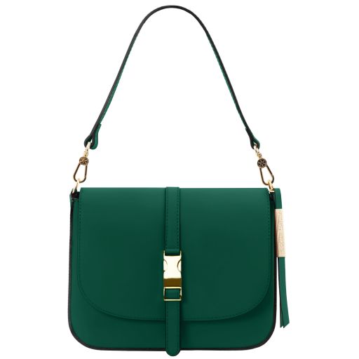 TL NAUSICA LEATHER SHOULDER BAG - Buona Fortuna Boutique