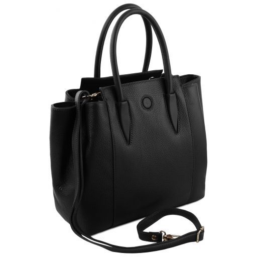 TL TULIPAN Leather Handbag - Buona Fortuna Boutique