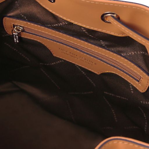 TL VITTORIA LEATHER BUCKET BAG - Buona Fortuna Boutique