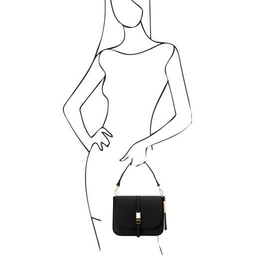TL NAUSICA LEATHER SHOULDER BAG - Buona Fortuna Boutique