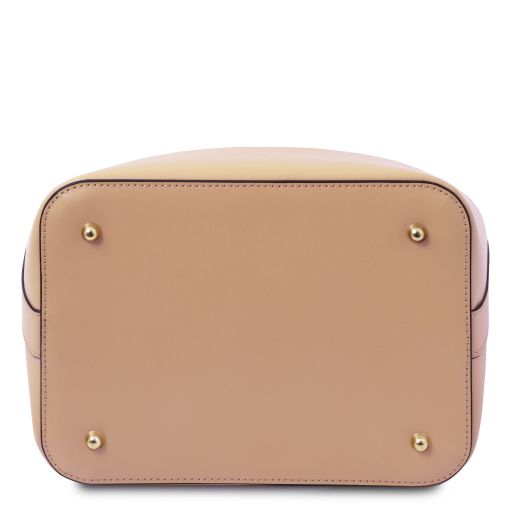TL VITTORIA LEATHER BUCKET BAG - Buona Fortuna Boutique