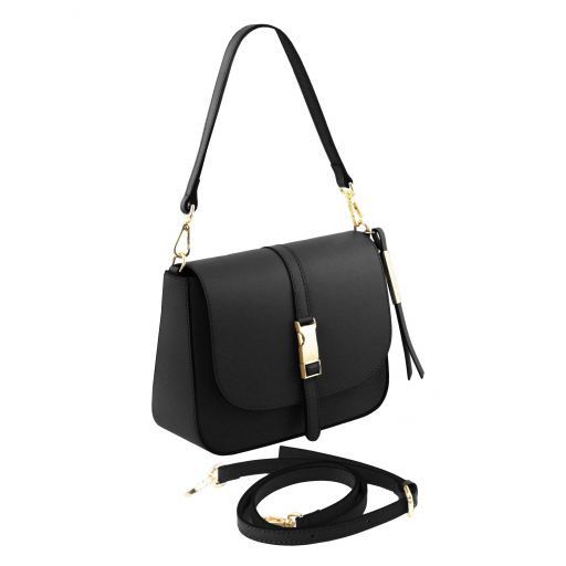 TL NAUSICA LEATHER SHOULDER BAG - Buona Fortuna Boutique