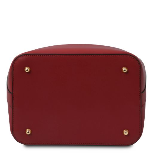 TL VITTORIA LEATHER BUCKET BAG - Buona Fortuna Boutique