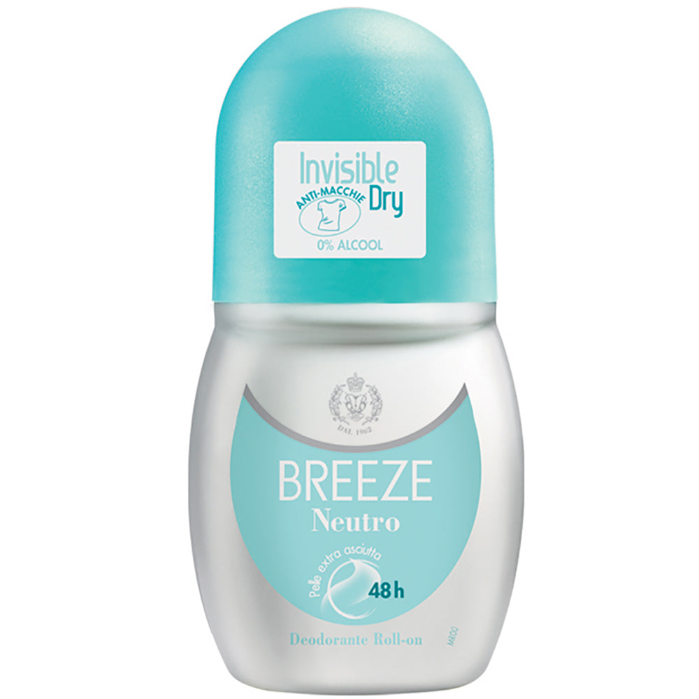 BREEZE Deodorant Roll On Neutro (Neutral) 50 ml