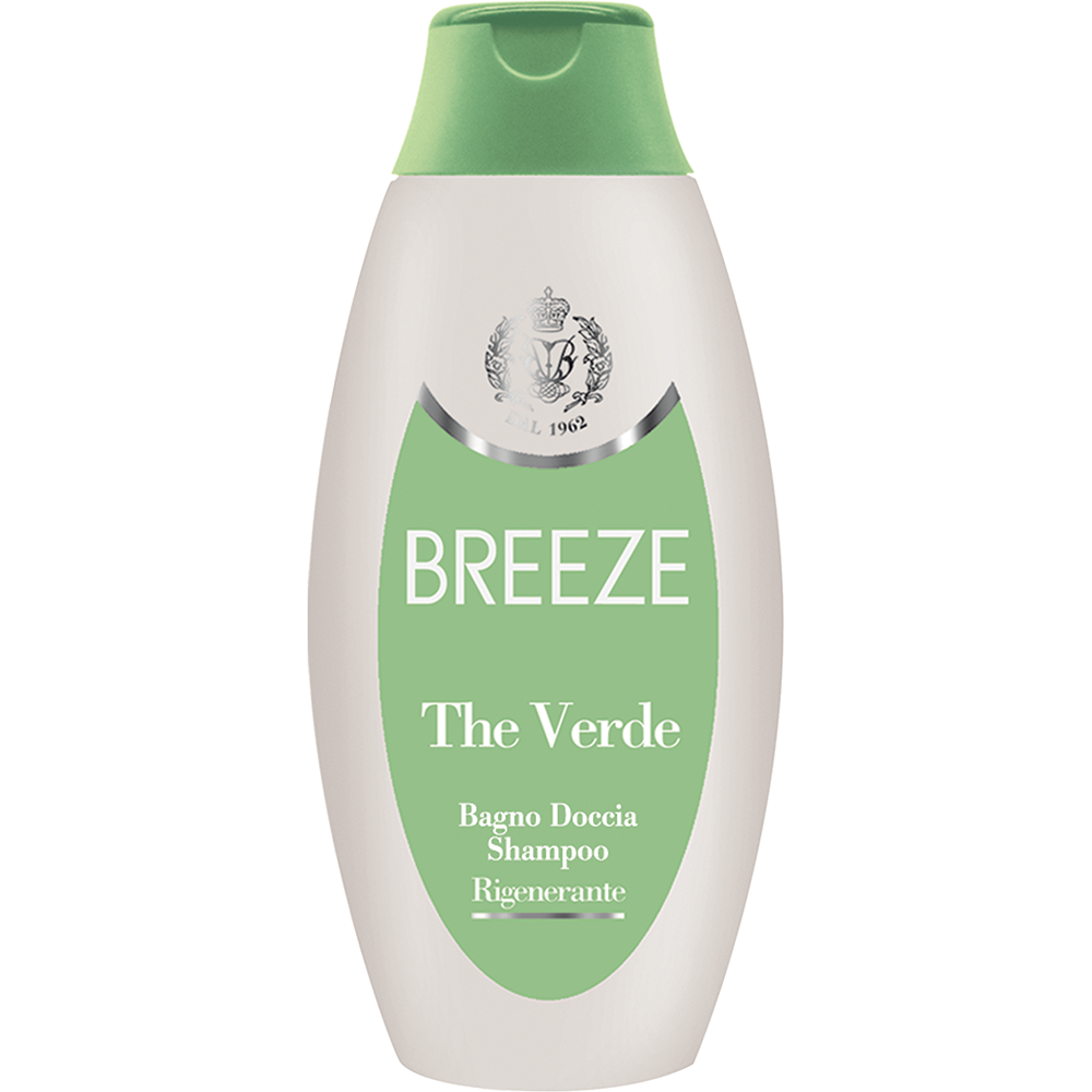 BREEZE Shower Gel & Shampoo Green Tea (The Verde) 400 ml