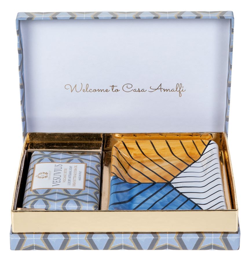 CASA AMALFI VESUVIUS MAIOLICA GIFT BOX - Buona Fortuna Boutique