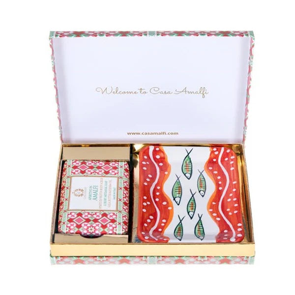CASA AMALFI APERITIVO IN AMALFI MAIOLICA GIFT BOX
