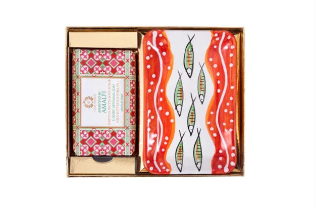 CASA AMALFI APERITIVO IN AMALFI MAIOLICA GIFT BOX