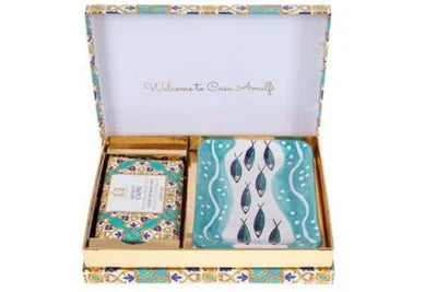 CASA AMALFI TAKE ME TO CAPRI MAIOLICA GIFT BOX