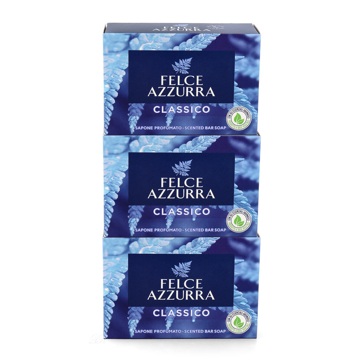 Felce Azzurra Classic Bar Soap 3 x 100 gr