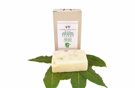 HERBSARDINIA ORGANIC ARTISANAL AGRI-SOAP LAUREL - Buona Fortuna Boutique