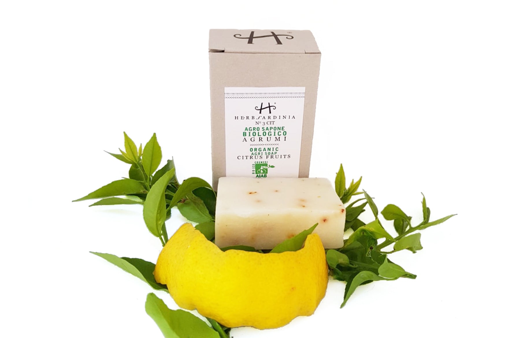 HERBSARDINIA ORGANIC ARTISANAL AGRI-SOAP CITRUS FRUITS - Buona Fortuna Boutique