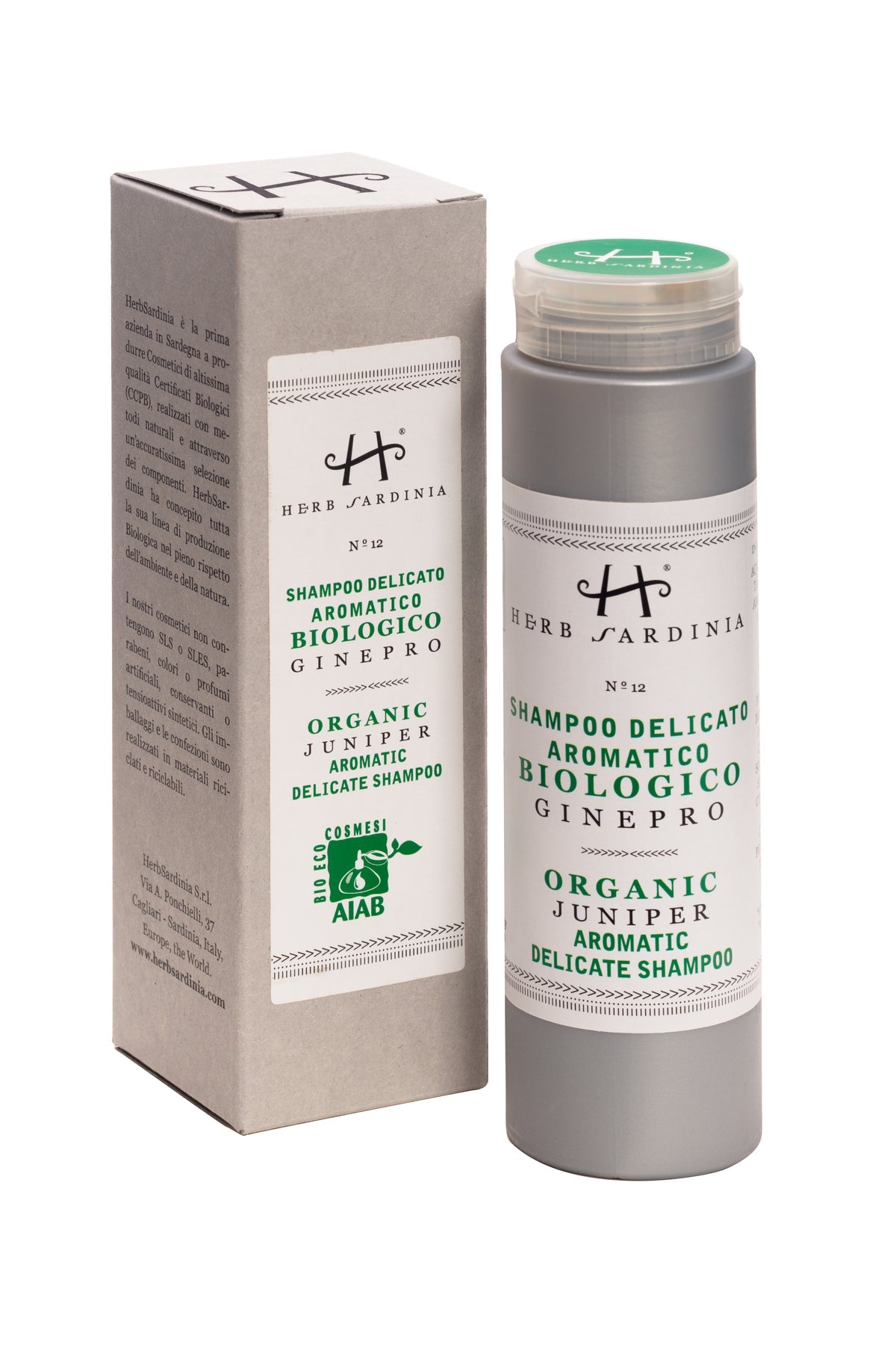 HERBSARDINIA ORGANIC JUNIPER DELICATE SHAMPOO 200 ML - Buona Fortuna Boutique