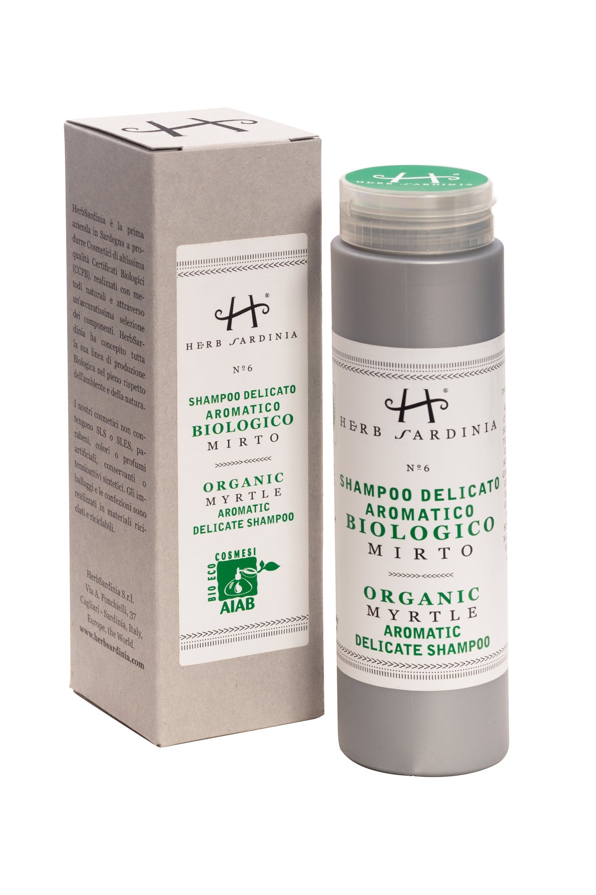 HERBSARDINIA ORGANIC MYRTLE DELICATE SHAMPOO 200 ML - Buona Fortuna Boutique