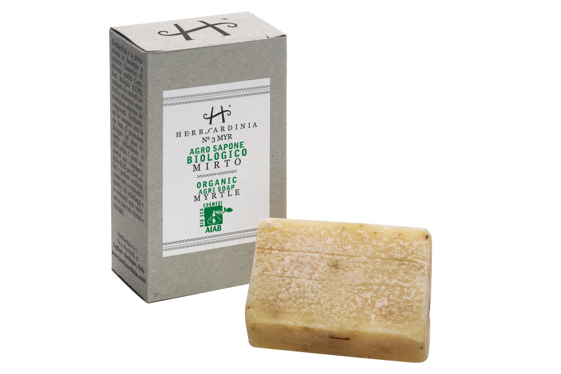 HERBSARDINIA ORGANIC ARTISANAL AGRI-SOAP MYRTLE - Buona Fortuna Boutique