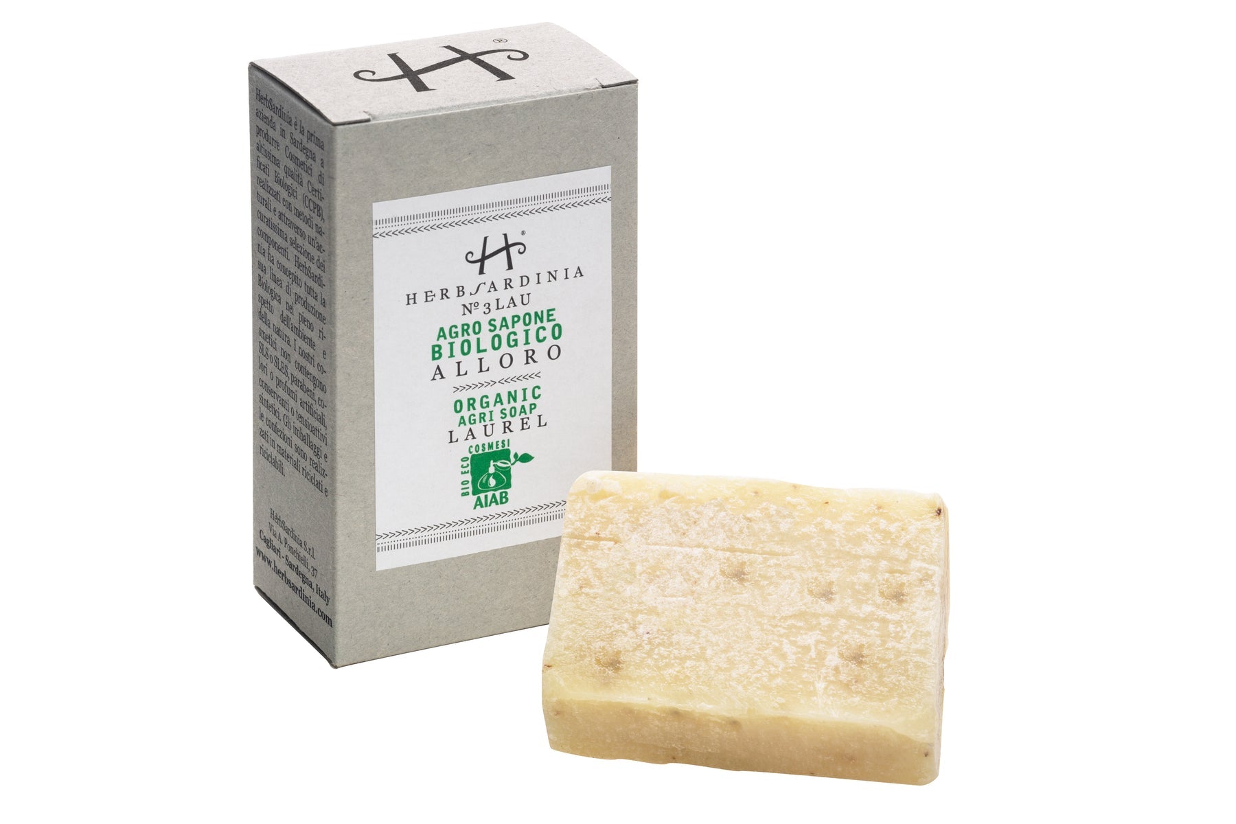 HERBSARDINIA ORGANIC ARTISANAL AGRI-SOAP LAUREL - Buona Fortuna Boutique