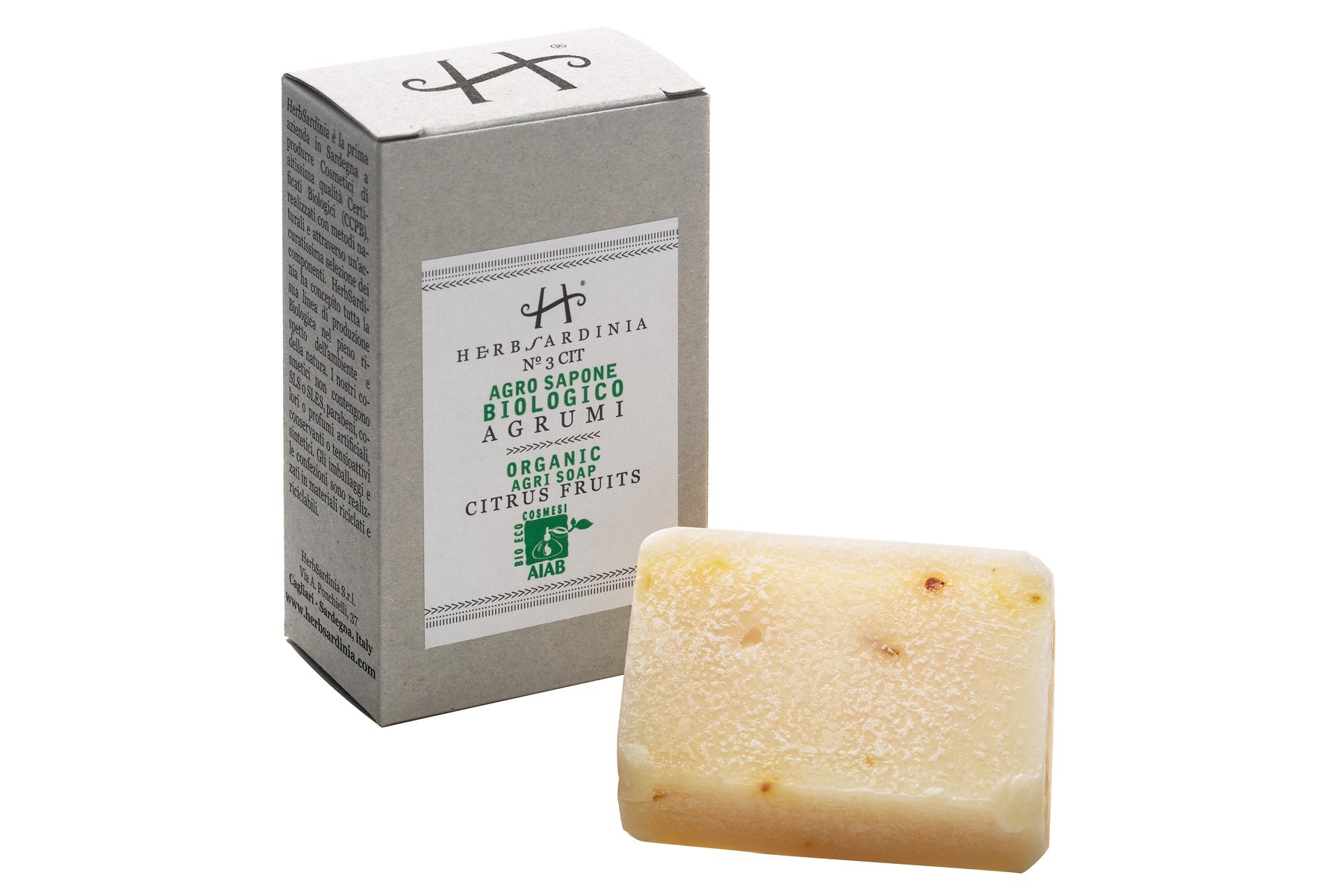 HERBSARDINIA ORGANIC ARTISANAL AGRI-SOAP CITRUS FRUITS - Buona Fortuna Boutique