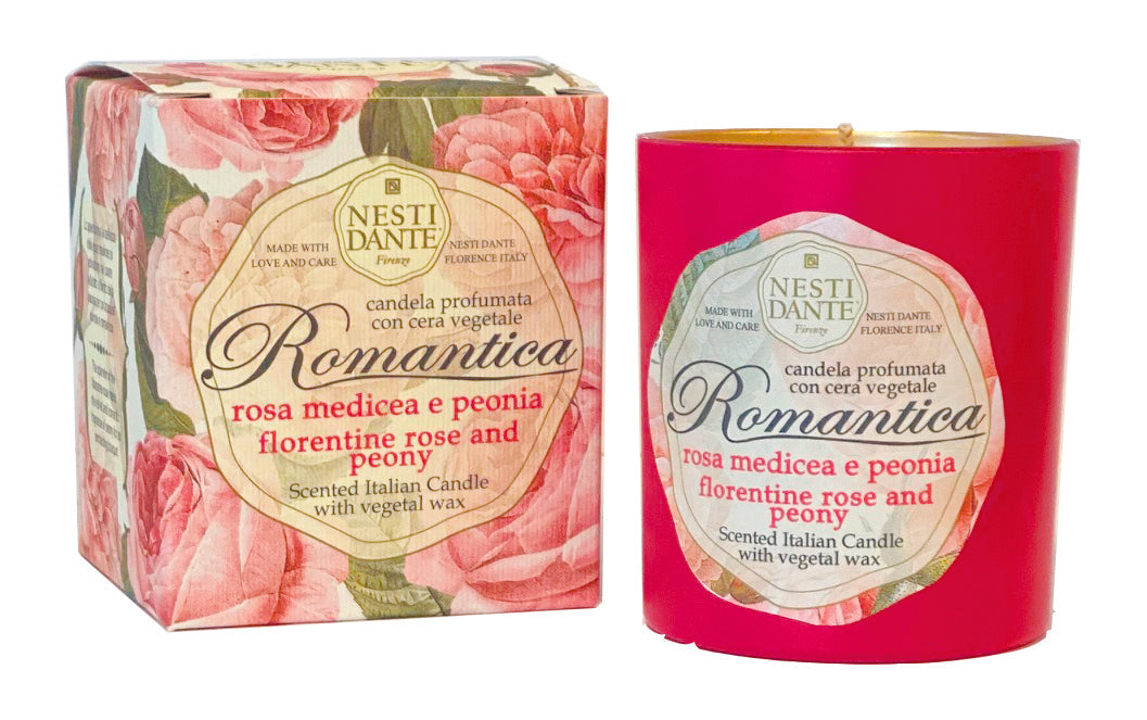Nesti Dante Florentine Rose & Peony Candle 160 gr