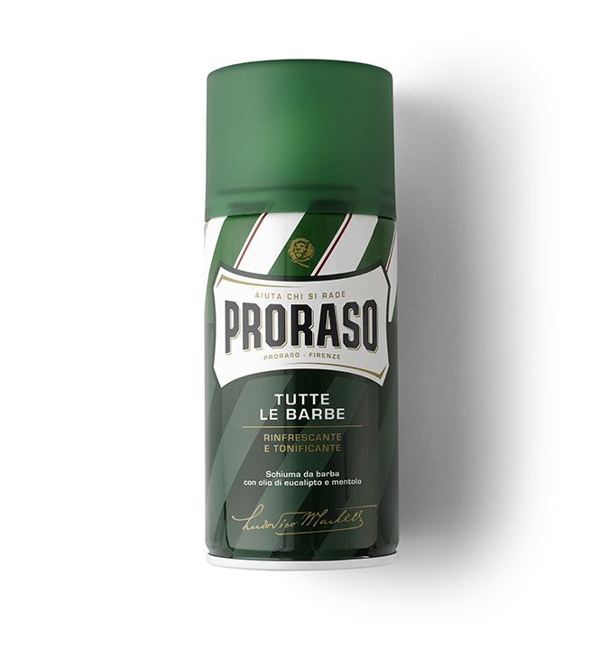 PRORASO SHAVING FOAM WITH EUCALYPTUS AND MENTHOL 400 ML - Buona Fortuna Boutique