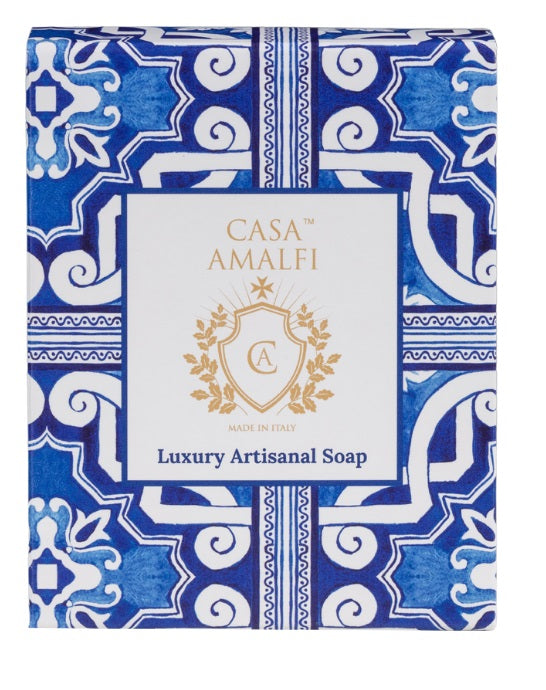 CASA AMALFI MAIOLICA 3-SOAP SET: BLUE - Buona Fortuna Boutique