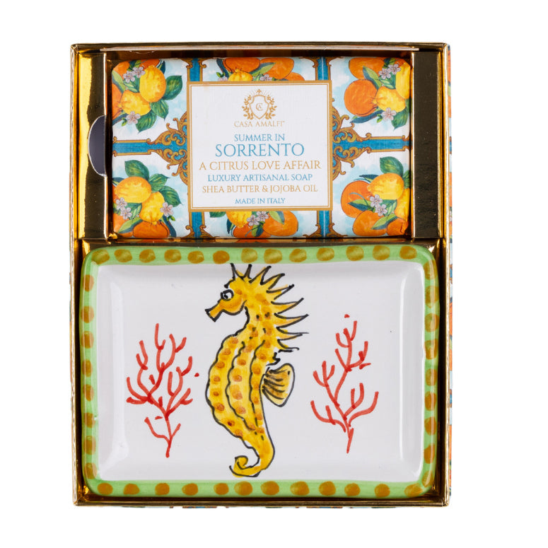 CASA AMALFI SUMMER IN SORRENTO MAIOLICA SINGLE GIFT BOX - Buona Fortuna Boutique