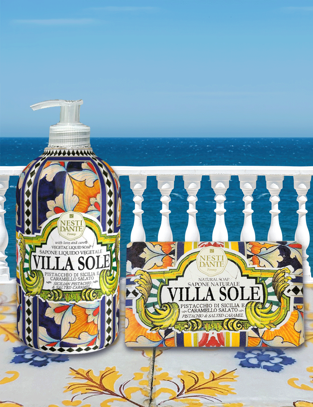 Nesti Dante Villa Sole Sicilian Pistachio & Salted Caramel Soap 250 gr
