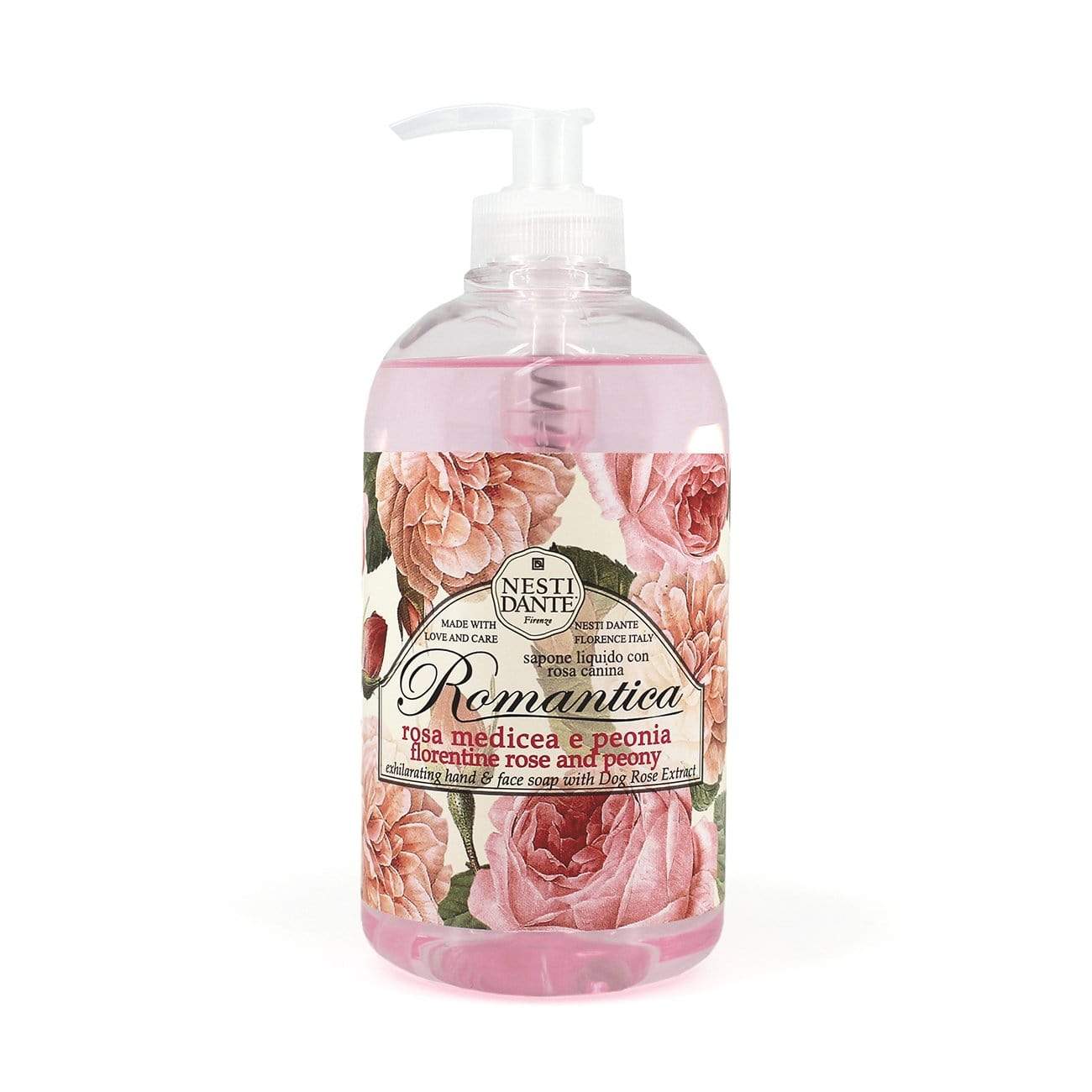 Nesti Dante Florentine Rose & Peony Liquid Soap 500 ml