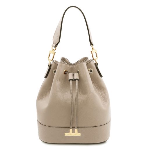 TL Bag - Leather bucket bag - Buona Fortuna Boutique