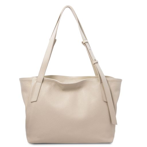 TL BAG - Soft Leather Shopping bag - Buona Fortuna Boutique