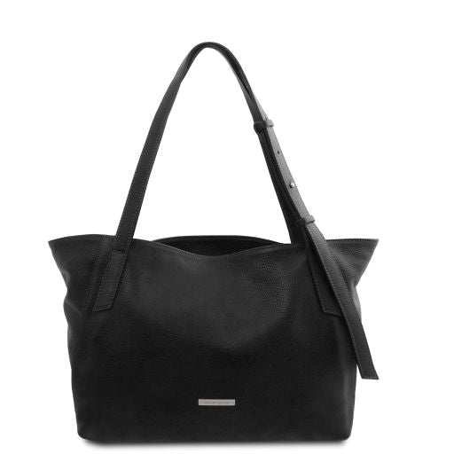 TL BAG - Soft Leather Shopping bag - Buona Fortuna Boutique