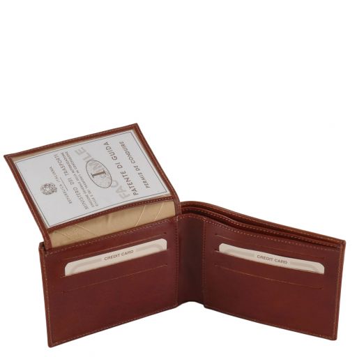 TL Exclusive 3-Fold Leather Wallet for men - Buona Fortuna Boutique