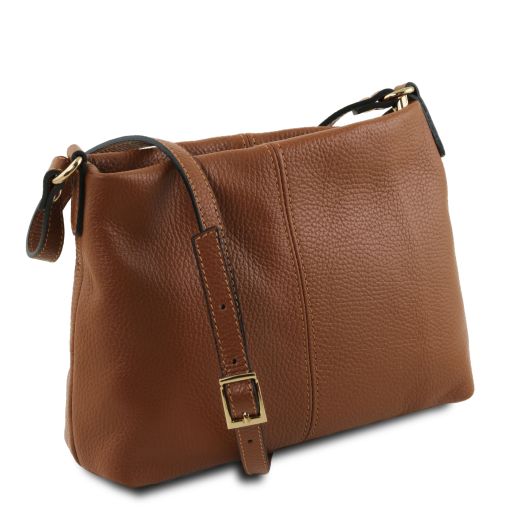 TL BAG   Soft Leather Shoulder bag - Buona Fortuna Boutique