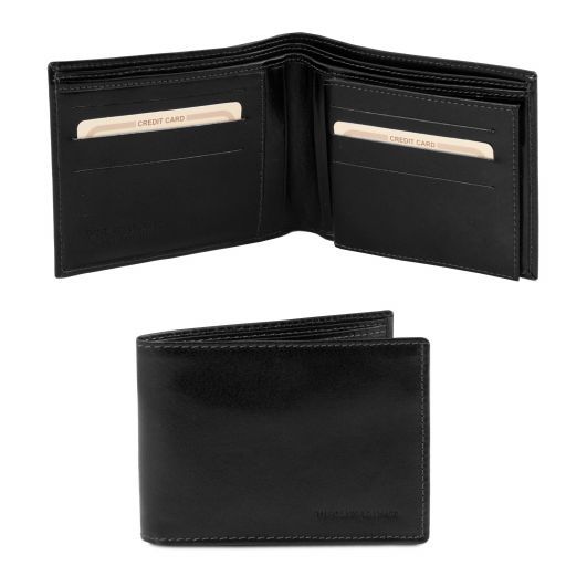 TL EXCLUSIVE 3-FOLD LEATHER WALLET FOR MEN - Buona Fortuna Boutique