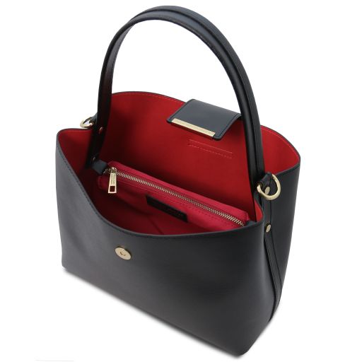 TL   CLIO Leather Secchiello bag - Buona Fortuna Boutique