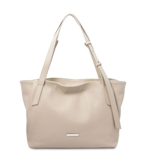 TL BAG - Soft Leather Shopping bag - Buona Fortuna Boutique