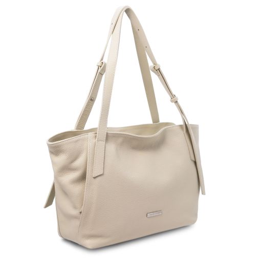 TL BAG - Soft Leather Shopping bag - Buona Fortuna Boutique