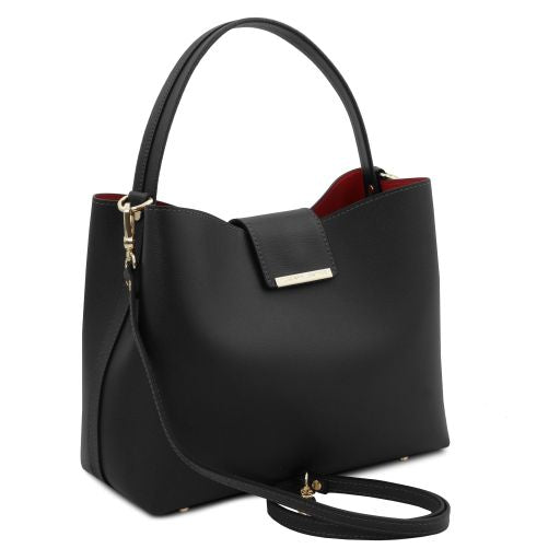 TL   CLIO Leather Secchiello bag - Buona Fortuna Boutique