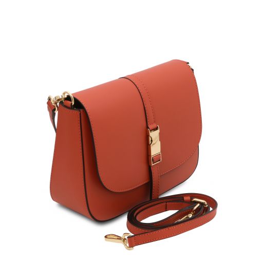 TL   NAUSICA LEATHER SHOULDER BAG - Buona Fortuna Boutique