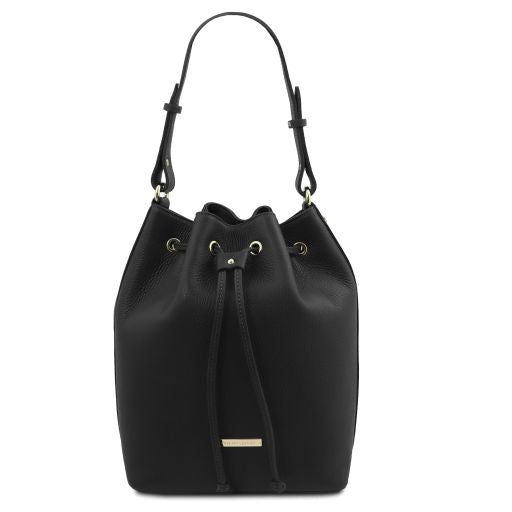 TL BAG Leather Bucket bag